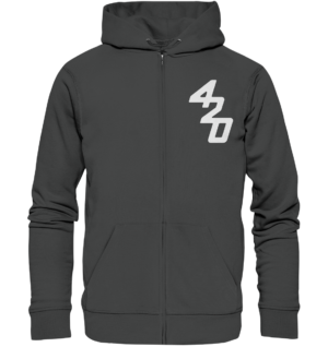 420er  - Back: Wer fiert verliert - Organic Zipper