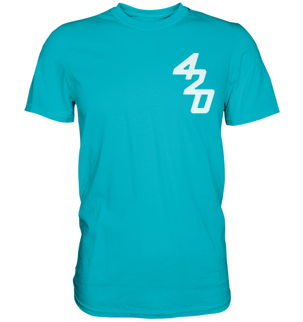 420er  - Back: Wer fiert verliert - Premium Shirt – Bild 22