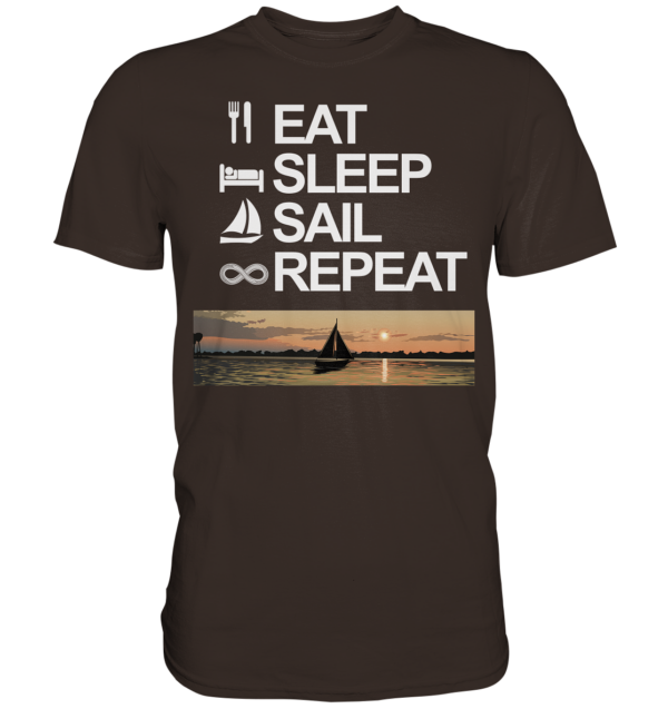 Eat Sleep Sail Repeat - Premium Shirt – Bild 2
