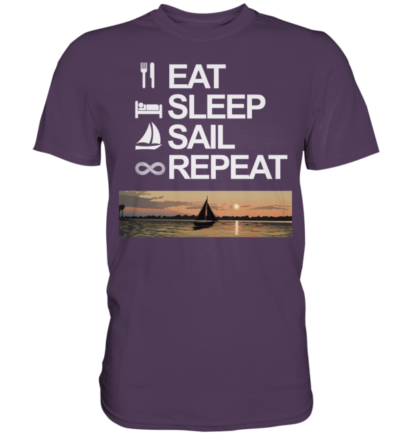 Eat Sleep Sail Repeat - Premium Shirt – Bild 8