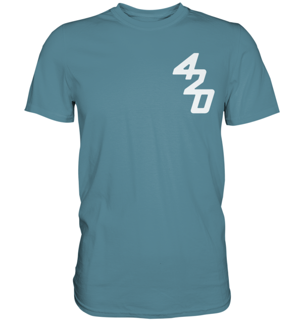 420er  - Back: Wer fiert verliert - Premium Shirt – Bild 19