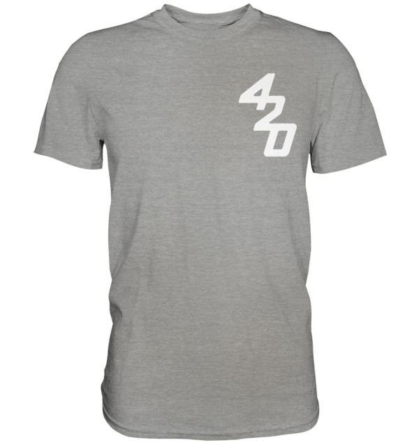 420er  - Back: Wer fiert verliert - Premium Shirt – Bild 17