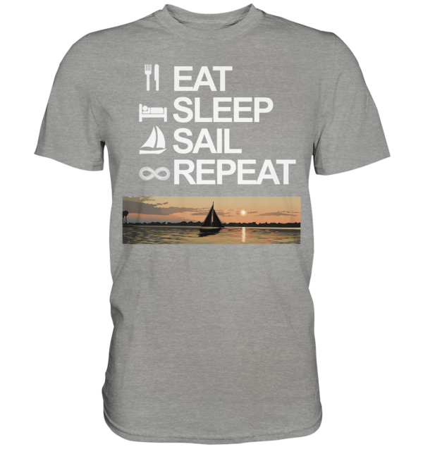 Eat Sleep Sail Repeat - Premium Shirt – Bild 6