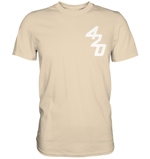 420er  - Back: Wer fiert verliert - Premium Shirt – Bild 15