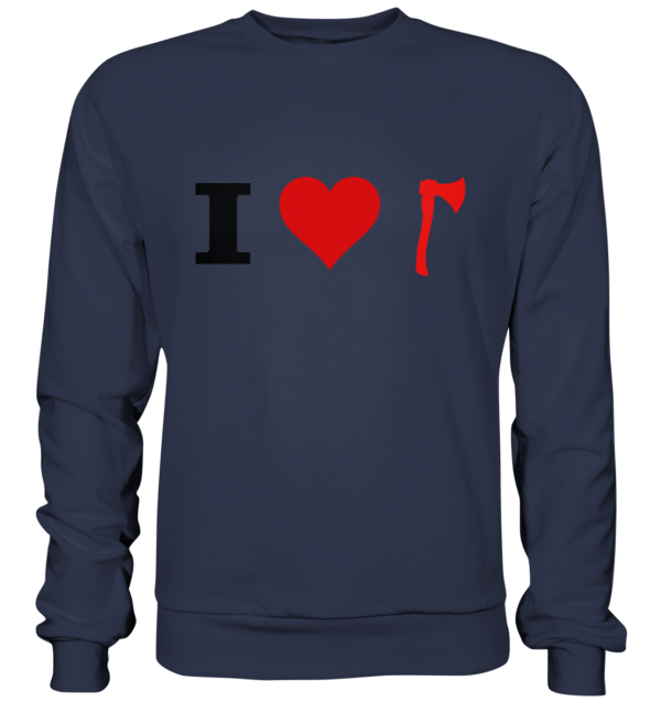I love Pirat - Premium Sweatshirt – Bild 2