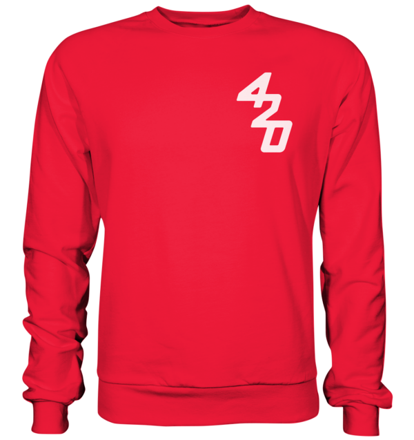420er  - Back: Wer fiert verliert - Premium Sweatshirt – Bild 11