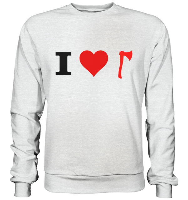 I love Pirat - Premium Sweatshirt – Bild 3