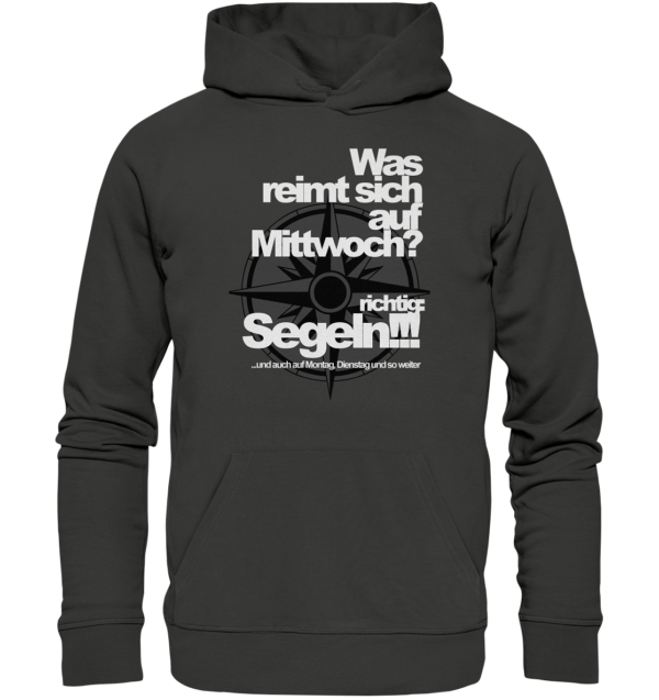 Was reimt sich auf.....Segeln - Premium Unisex Hoodie – Bild 3