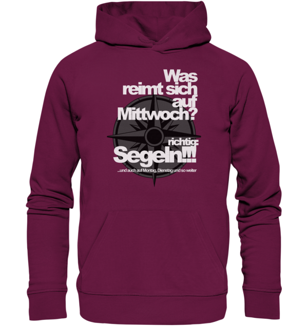 Was reimt sich auf.....Segeln - Premium Unisex Hoodie – Bild 2
