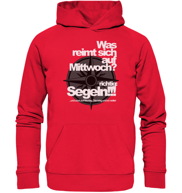Was reimt sich auf.....Segeln - Premium Unisex Hoodie – Bild 7