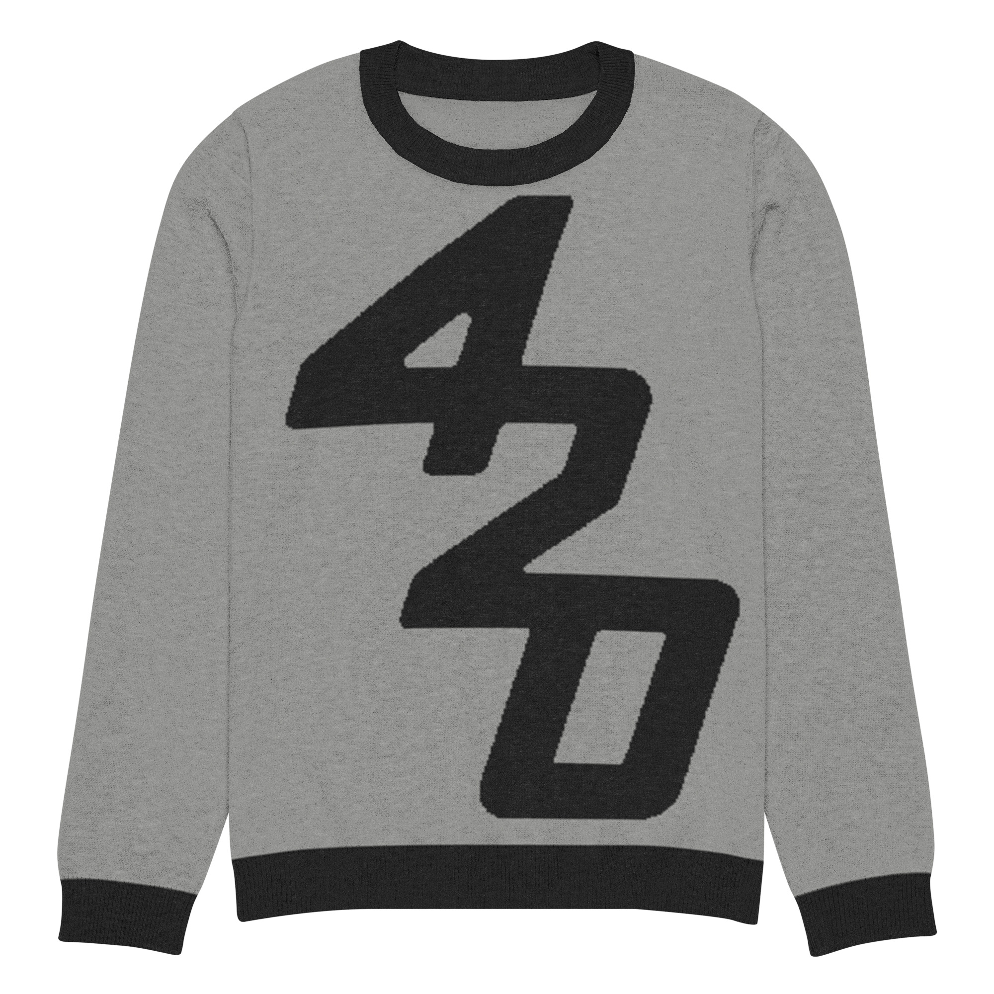 Klassischer Strickpullover mit Rundhalsausschnitt - 420er