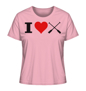 I love paddeln - Ladies Organic Shirt