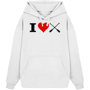 I love paddeln - Organic Oversize Hoodie