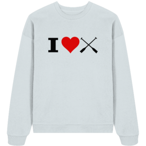 I love paddeln - Organic Oversize Sweatshirt