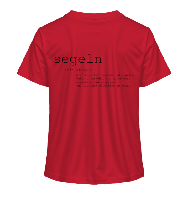 Die Definition: Segeln - Ladies Organic Shirt – Bild 14