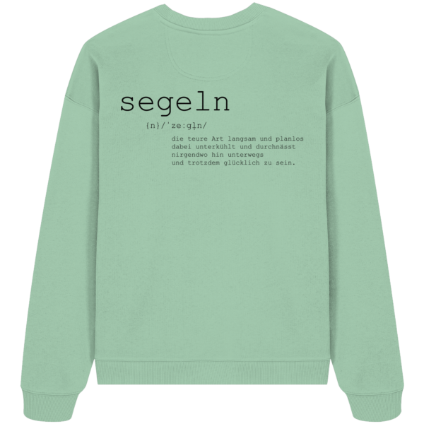 Die Definition: Segeln - Organic Oversize Sweatshirt – Bild 6