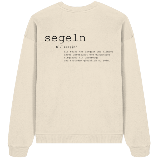 Die Definition: Segeln - Organic Oversize Sweatshirt – Bild 8