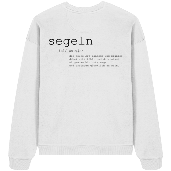 Die Definition: Segeln - Organic Oversize Sweatshirt – Bild 10