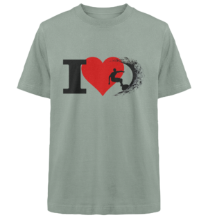 Ich liebe surfen - Heavy Oversized Organic Shirt