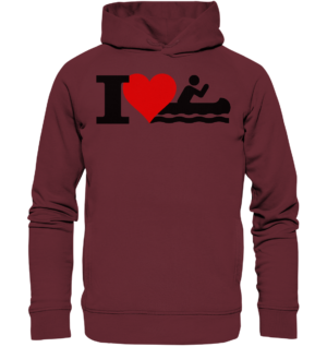I liebe Paddeln - Organic Fashion Hoodie