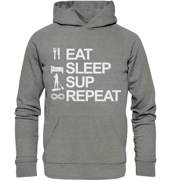 Eat Sleep SUP Repeat - Organic Hoodie – Bild 18