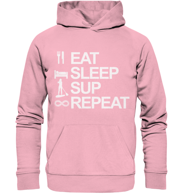 Eat Sleep SUP Repeat - Organic Hoodie – Bild 6