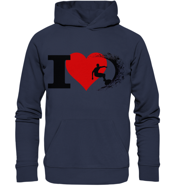 Ich liebe surfen - Premium Unisex Hoodie – Bild 4