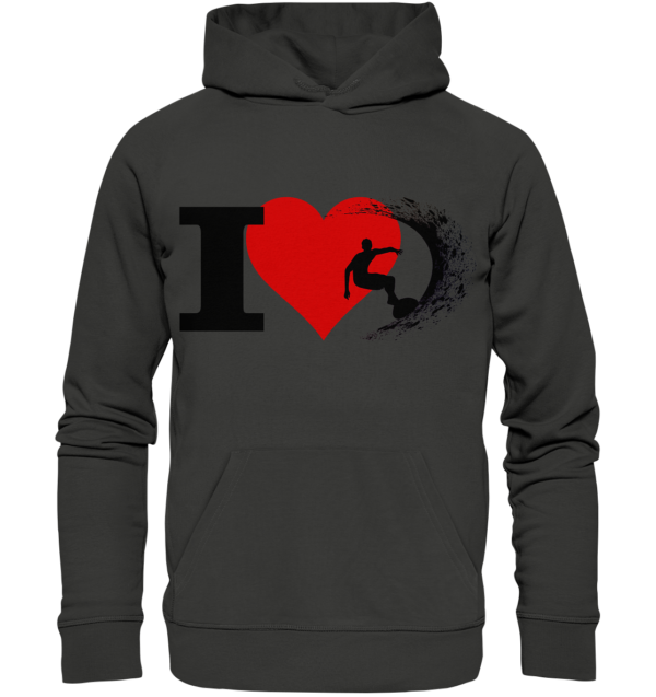 Ich liebe surfen - Premium Unisex Hoodie – Bild 2