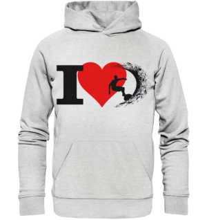 Hoodie Ich liebe surfen