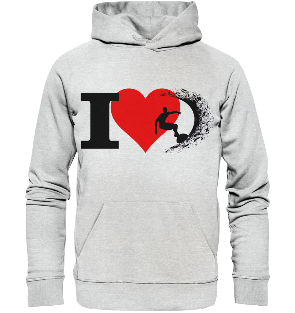 Hoodie Ich liebe surfen