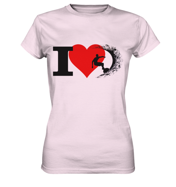 Ich liebe surfen -  Womens Premium Classic T-Shirt